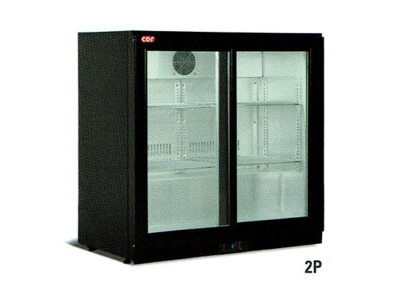 Retrobanco refrigerato 2 porte Black Bar 2